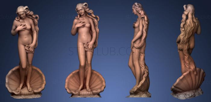 3D model The Birth of Venus (STL)